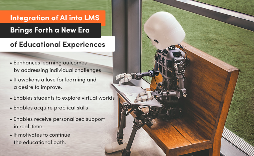Integration of AI into LMS brings forth a new era of educational experiences through gamification and immersive learning